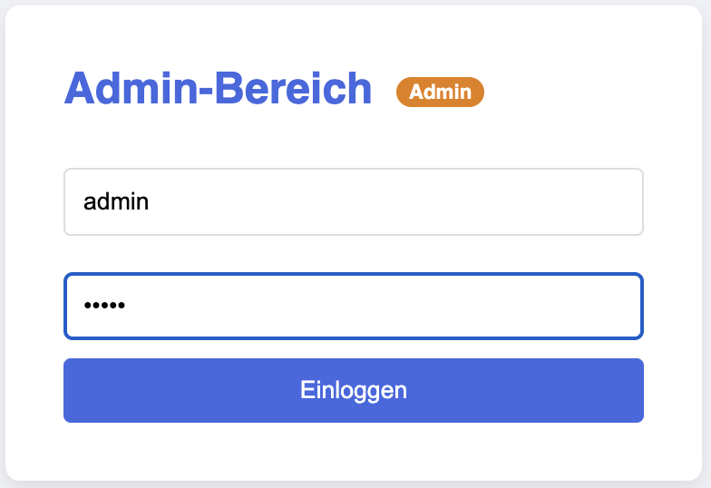 Admin-Login
