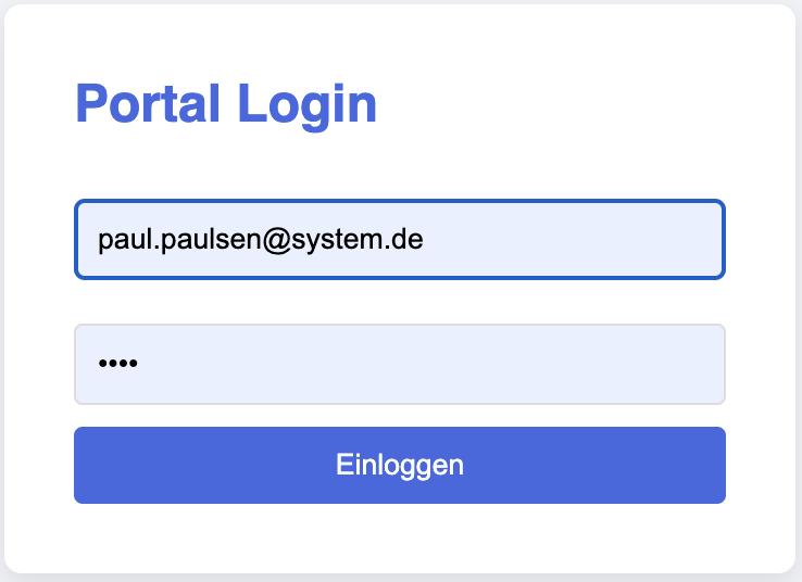 Benutzer-Login